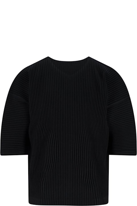 Homme Plissé Issey Miyake for Men Homme Plissé Issey Miyake 'mc March' Pleated T-shirt