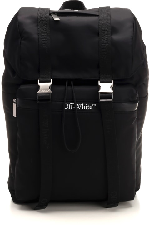 メンズ Off-Whiteのバッグ Off-White Black Nylon Backpack
