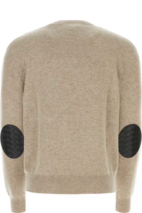 Bottega Veneta Sweaters for Men Bottega Veneta Cappuccino Stretch Cashmere Blend Sweater