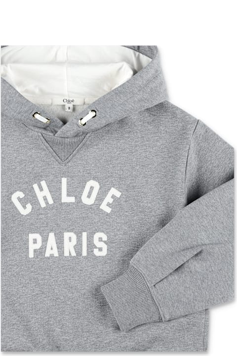 Homeware Chloé Chloé Kids Brushed Fleece Logo Hoodie