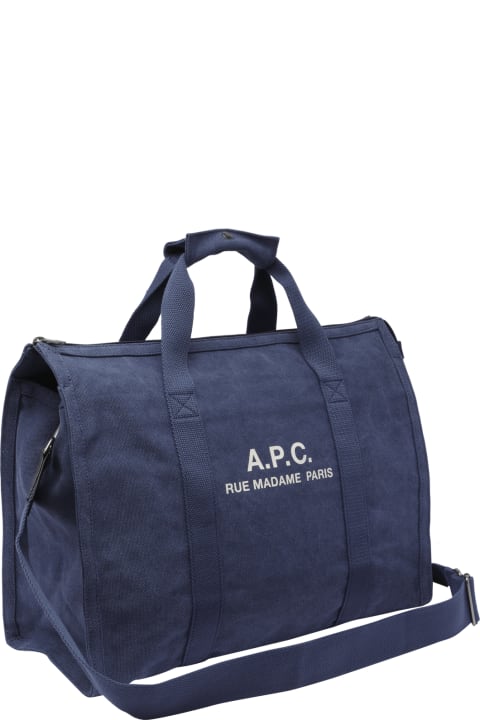 Bags Sale for Men A.P.C. Recuperation Gym Shopping Bag