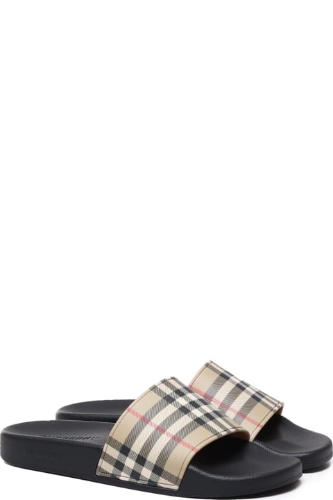 Homeware Burberry Check Slides