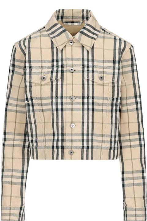 Homeware Burberry Embroidered Denim Jacket