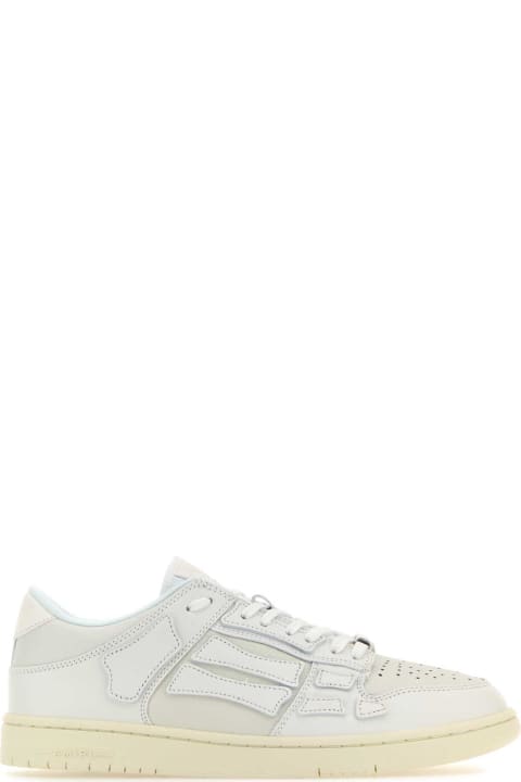 Homeware AMIRI White Leather Skel Sneakers
