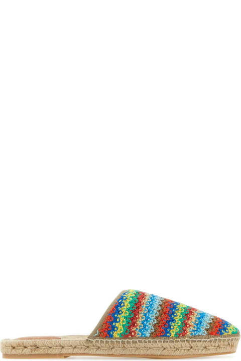 メンズ Alanuiのその他各種シューズ Alanui Multicolor Crochet Over The Rainbow Espadrilles