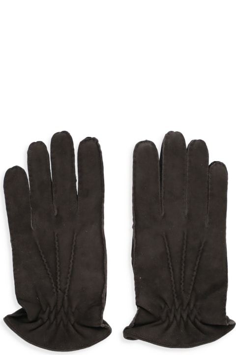 Orciani Gloves for Men Orciani Leather Shiver Gloves