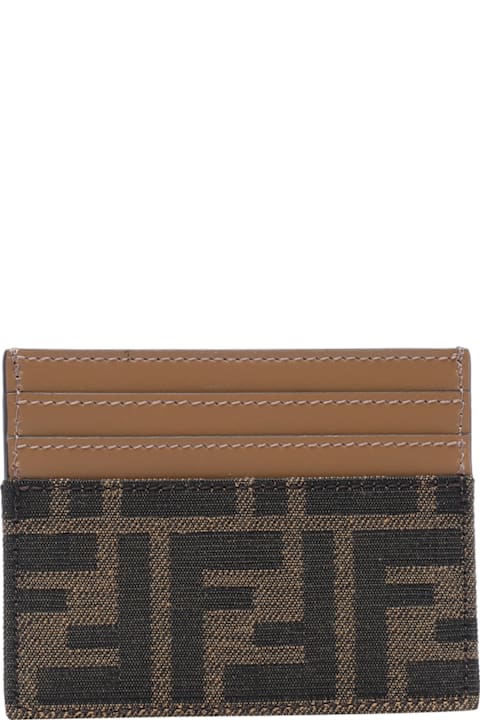 حقائب كلاتش لـ السيدات Fendi Ff Baguette Cards Holder