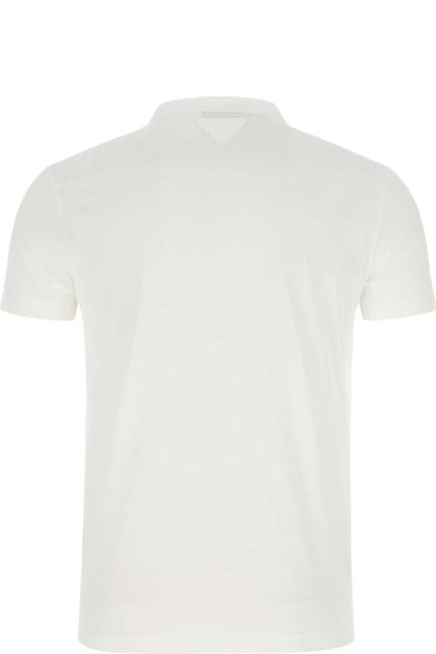Homeware Prada White Cotton T-shirt Set