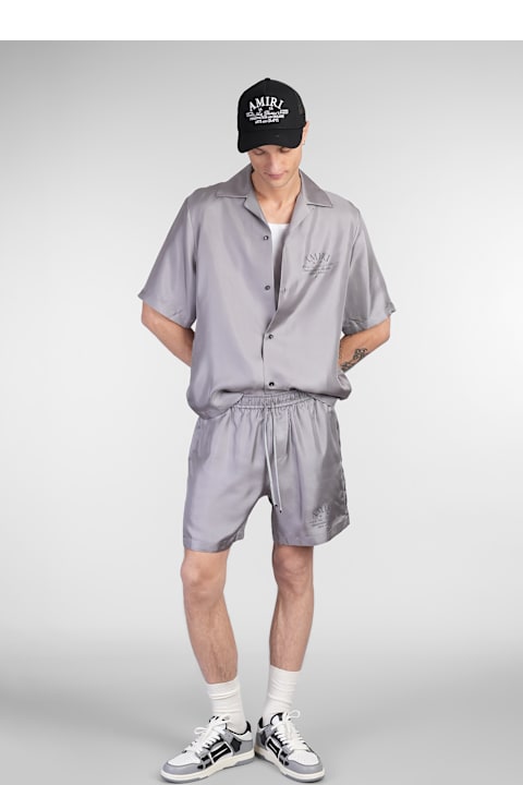 Homeware AMIRI Shorts In Grey Silk