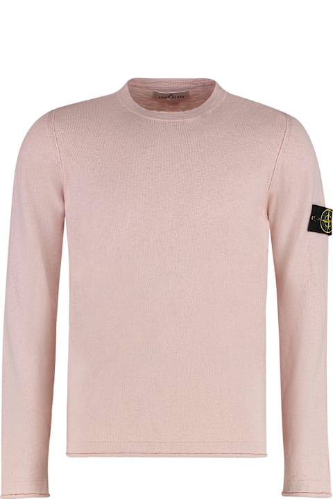 Stone Island Fleeces & Tracksuits for Men Stone Island Cotton Blend Crew-neck Sweatshirt