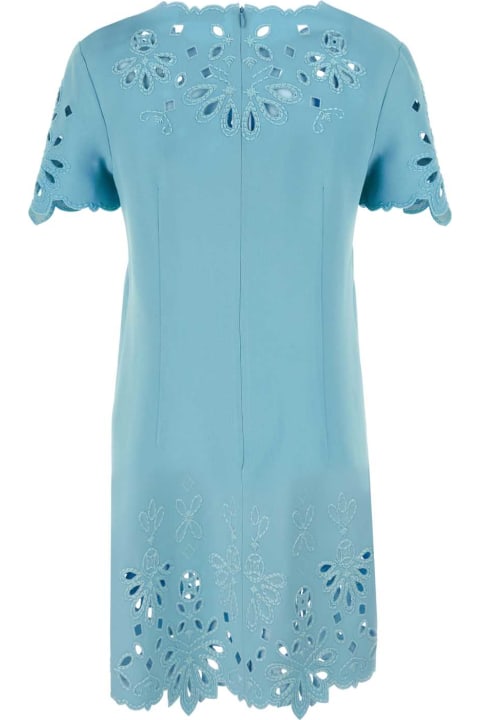 Fashion for Women Ermanno Scervino Light Blue Viscose Blend Dress