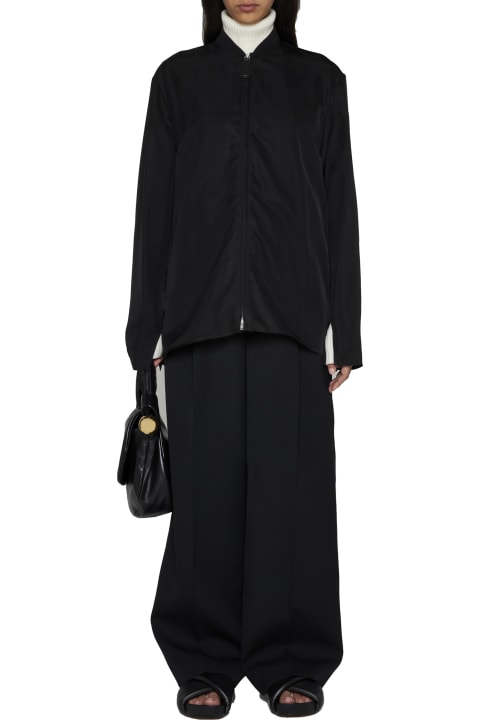 Jil Sander Coats & Jackets for Women Jil Sander Zip-up Viscose Overshirt
