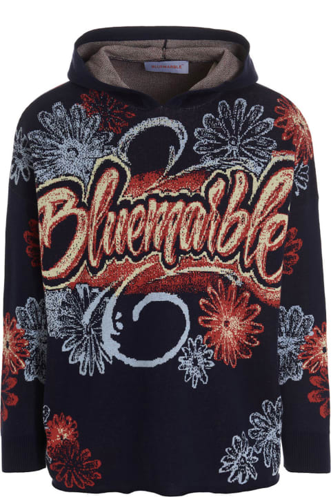 'knitted Jacquard' Hoodie