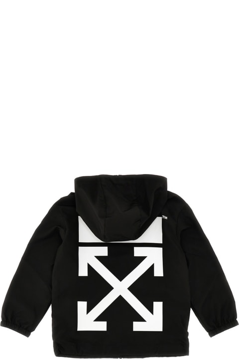 'rubber Arrow' Hooded Jacket
