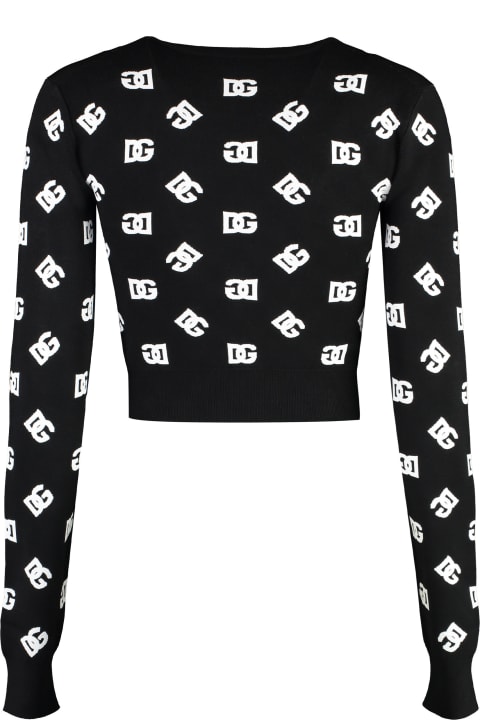 Sweaters for Women Dolce & Gabbana Fine Knit Crew-neck Sweater
