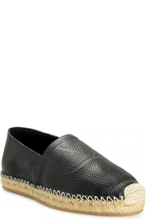 Loafers & Boat Shoes for Men Valentino Garavani Garavani Leather Espadrillas