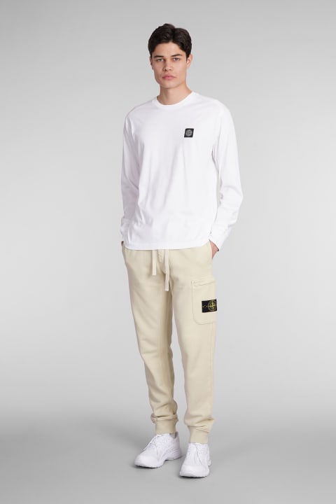 Sale for Men Stone Island Pants In Green Cotton