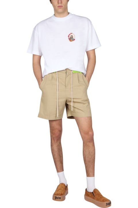 Homeware Palm Angels Side Band Bermuda Shorts