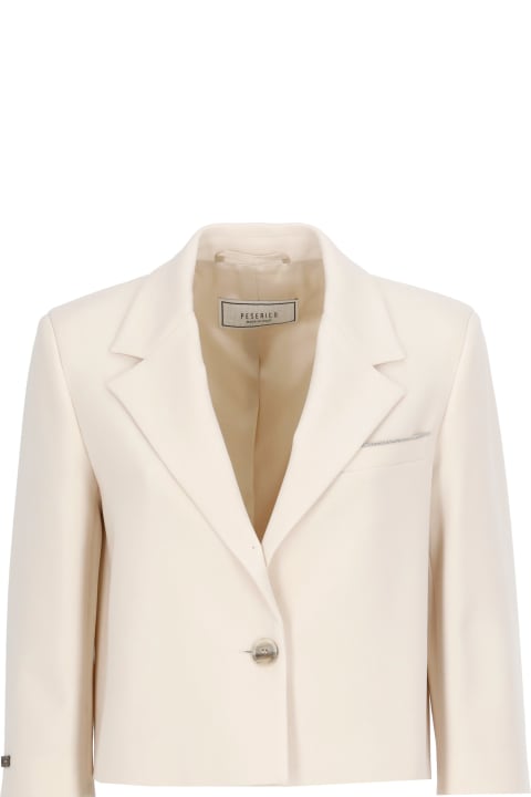 Peserico Coats & Jackets for Women Peserico Viscose Single Breasted Blazer