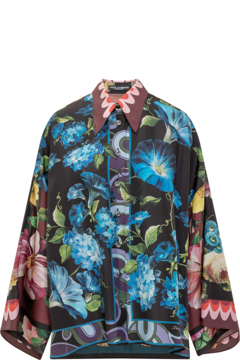 Dolce & Gabbana Sale for Women Dolce & Gabbana Floral Print Shirt