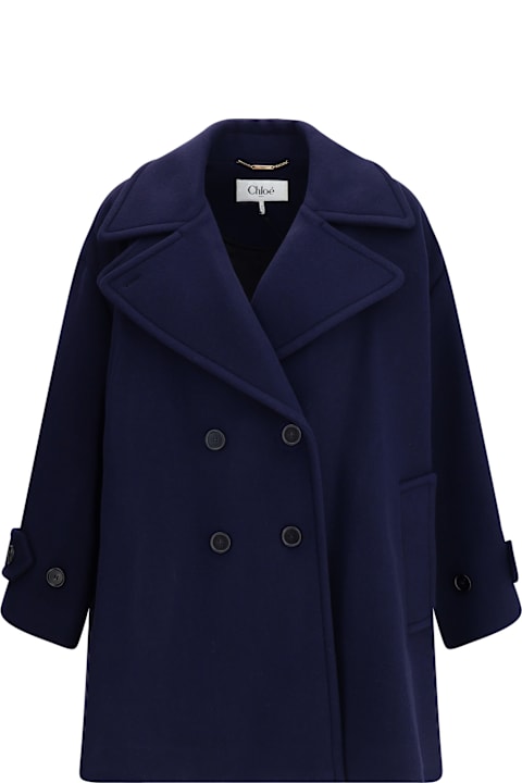 Homeware Chloé Oversized Double Breasted Wool Coat
