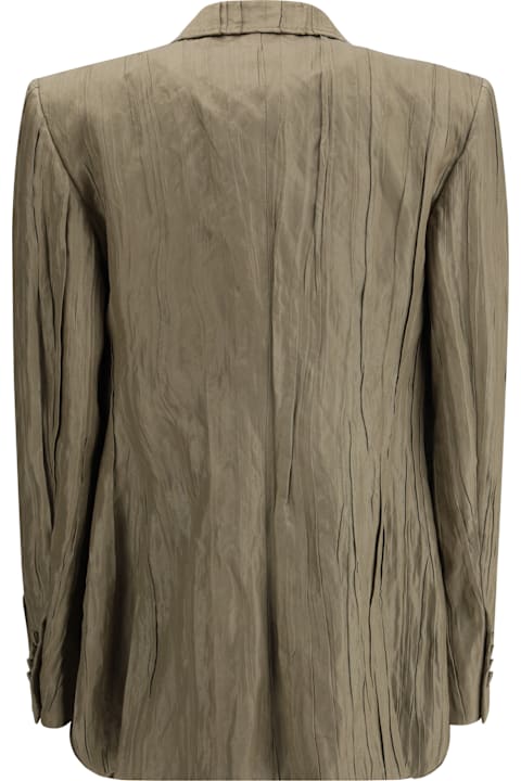 Gabriela Hearst for Women Gabriela Hearst Ruched Silk Mairi Blazer
