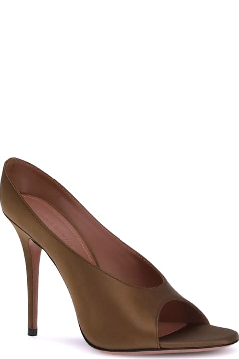 Amina Muaddi for Women Amina Muaddi Anok Satin Sandals