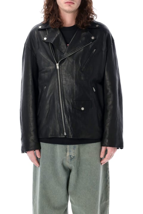 Acne Studios Coats & Jackets for Men Acne Studios Leather Biker Jacket