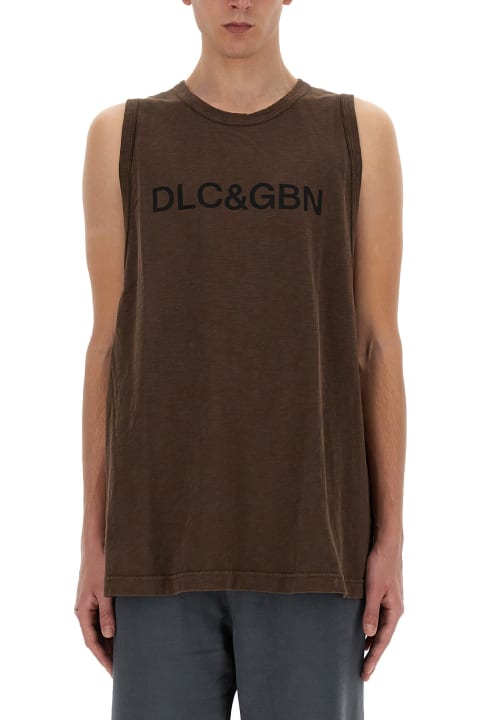Everywhere Tanks for Men Dolce & Gabbana Tank Top With Logo