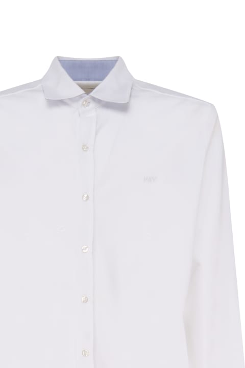 Homeware Fay Cotton Shirt With Ton Sur Ton Logo