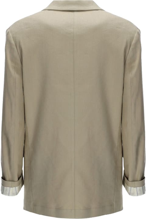 Alysi for Men Alysi Linen Blend Blazer