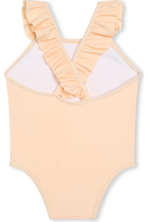 Swimwear for Baby Girls Chloé Printed Pocket Detail Hoodie