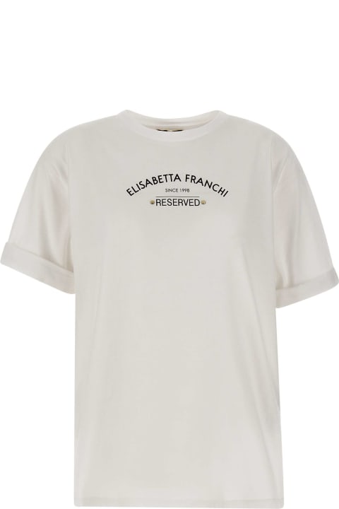 Elisabetta Franchi Topwear for Women Elisabetta Franchi 'urban' Cotton T-shirt