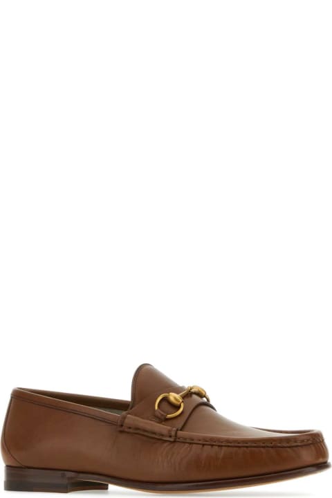 Homeware Gucci Brown Leather Loafers
