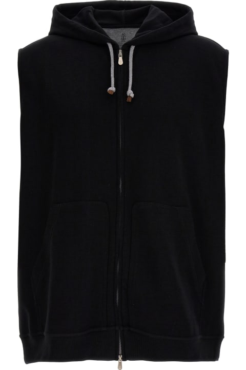 Coats & Jackets for Men Brunello Cucinelli Hooded Vest