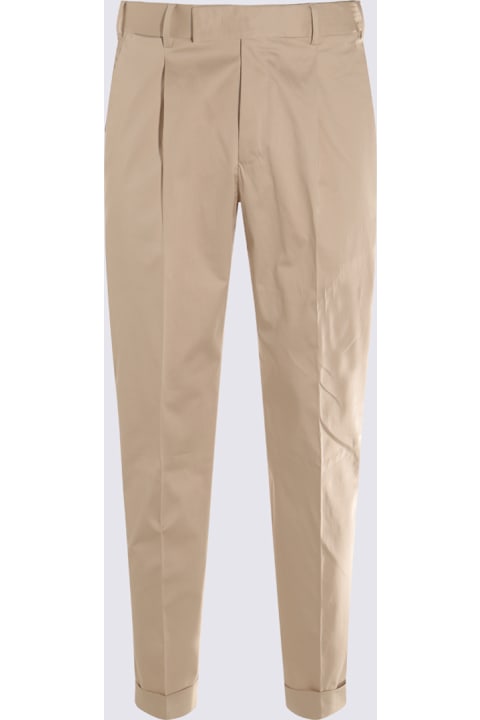 PT Torino الملابس لـ القسم الرجالي PT Torino Beige Cotton Pants