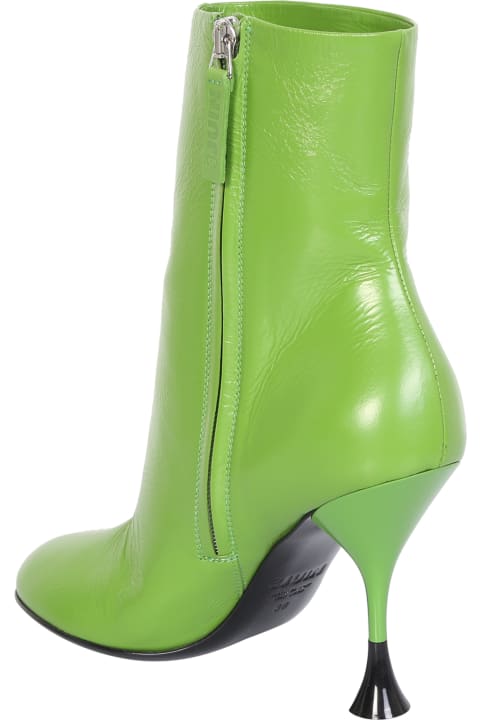 Homeware 3JUIN Green Lidia Ankle Boots