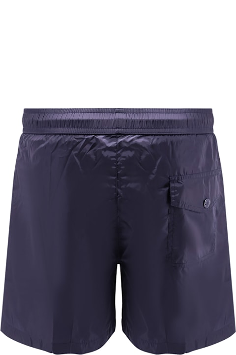Swimwear Sale for Men Moncler Nylon Swim Trunks With Logo Patch On The Front
