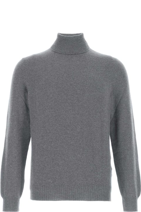 Fedeli for Kids Fedeli Grey Cashmere Sweater