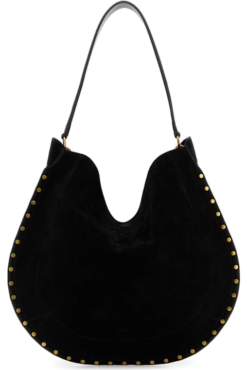 Isabel Marant Black Suede Oskan Shopping Bag