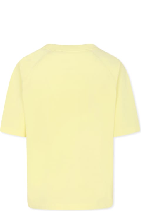 Calvin Klein Topwear for Boys Calvin Klein Yellow T-shirt For Boy With Logo