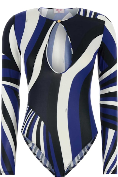 Pucci for Women Pucci Printed Stretch Viscose Bodysuit