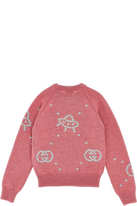 Gucci Topwear for Girls Gucci 'above All' Embroidery Sweater