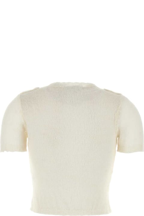 Gimaguas for Kids Gimaguas Ivory Nylon Blend Kiss Sweater