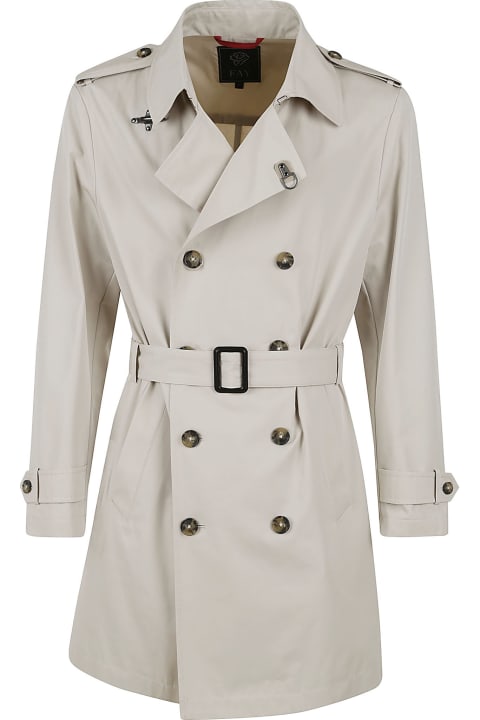 Fay Coats & Jackets for Women Fay Belted Double-breasted Trench