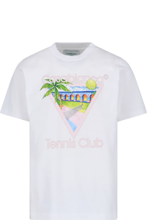 Casablanca Clothing for Men Casablanca Tennis Club Icon T-shirt