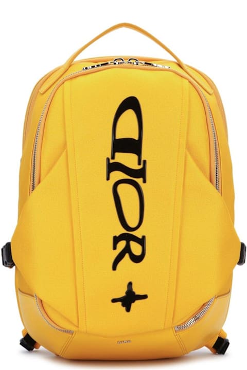 Backpacks for Men Dior Logo Plaque Zip-up Backpack