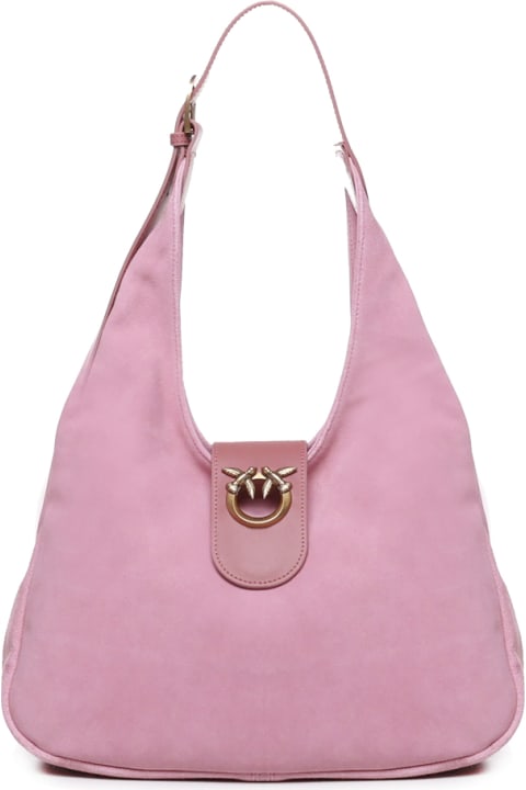 Bags for Women Pinko Shoulder Bag With Love Birds Plaque