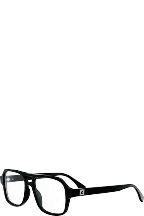Fendi Eyewear for Kids Fendi Eyewear Fendi Fe50131i Ff Squared 001 Nero Glasses