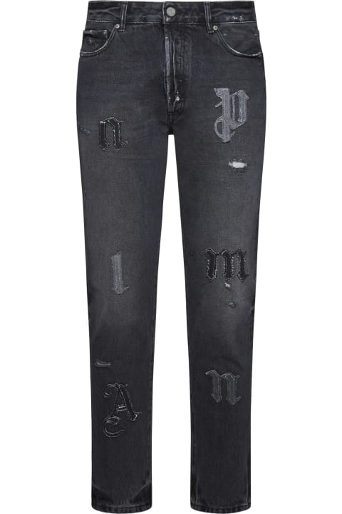 Palm Angels for Men Palm Angels Jeans With Logoed Patches